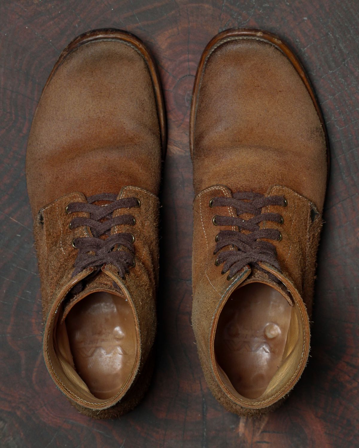 Photo by ahuebner on March 1, 2024 of the WM1978 French Army Boot in Tochigi Natural Roughout.