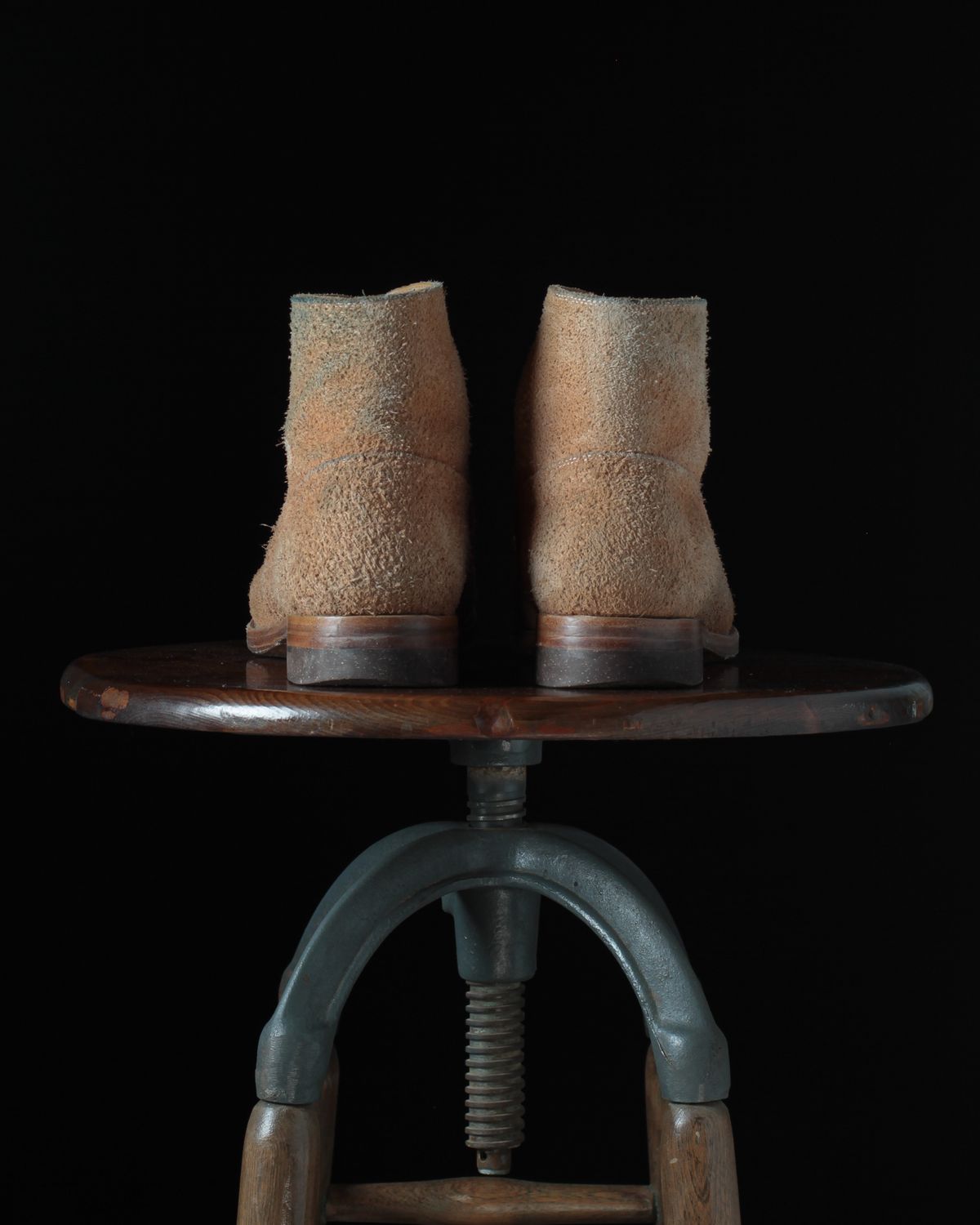 Photo by ahuebner on November 3, 2023 of the WM1978 French Army Boot in Tochigi Natural Roughout.