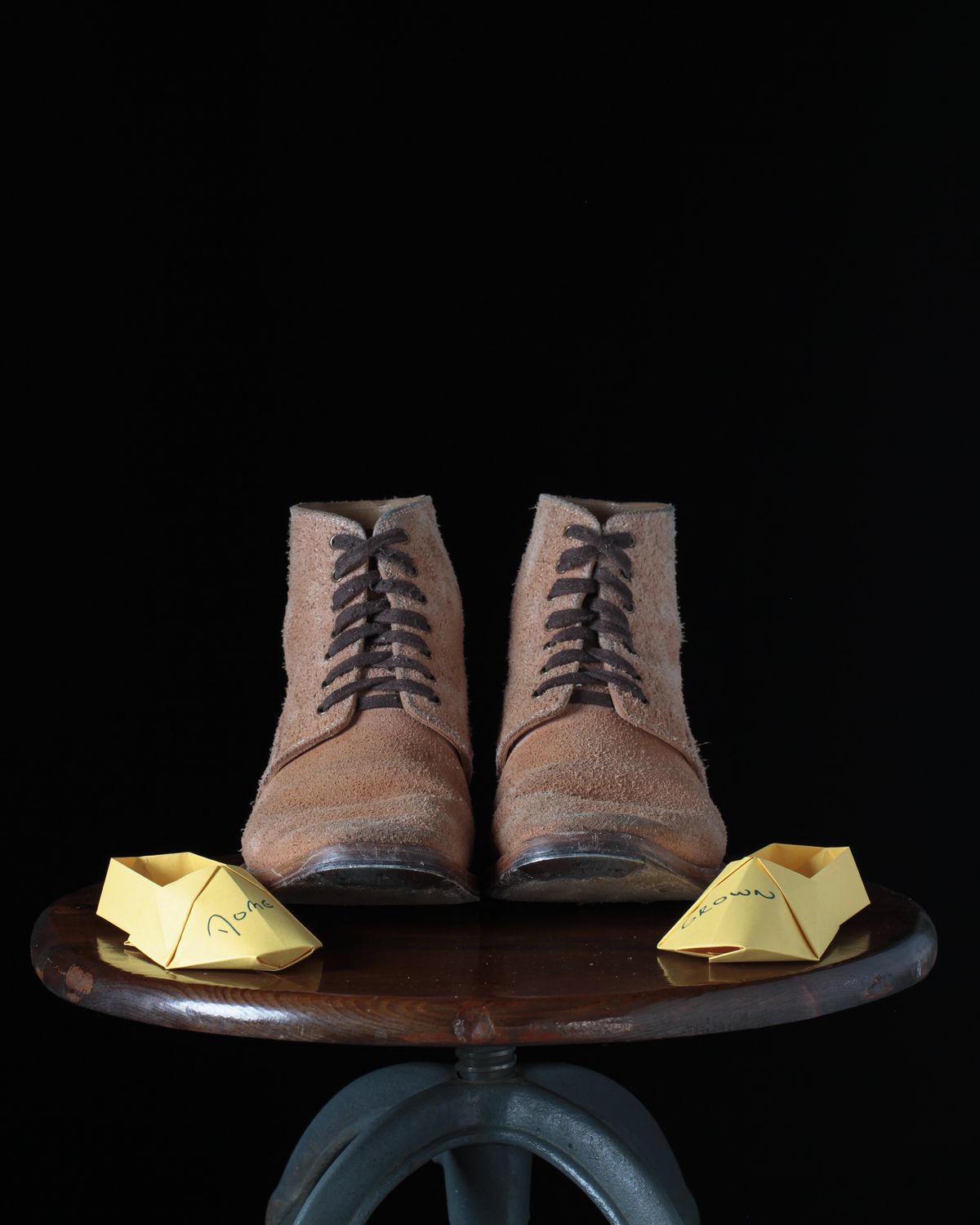 Photo by ahuebner on November 3, 2023 of the WM1978 French Army Boot in Tochigi Natural Roughout.