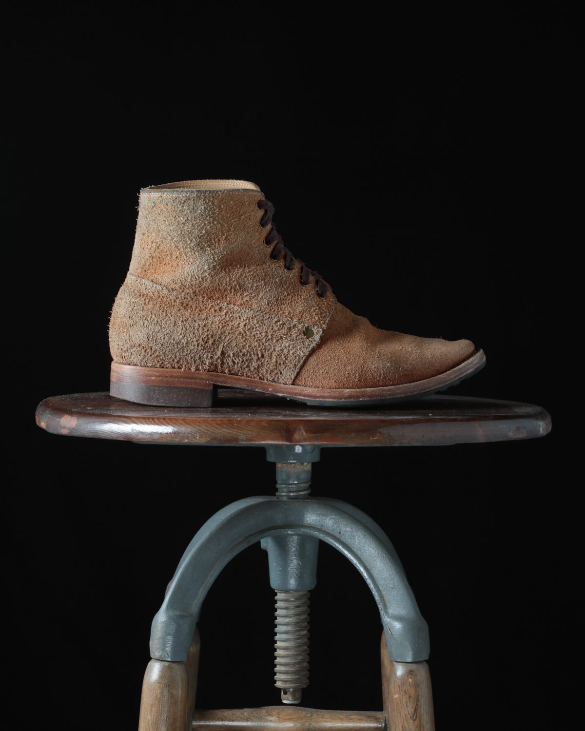 Photo by ahuebner on December 1, 2023 of the WM1978 French Army Boot in Tochigi Natural Roughout.