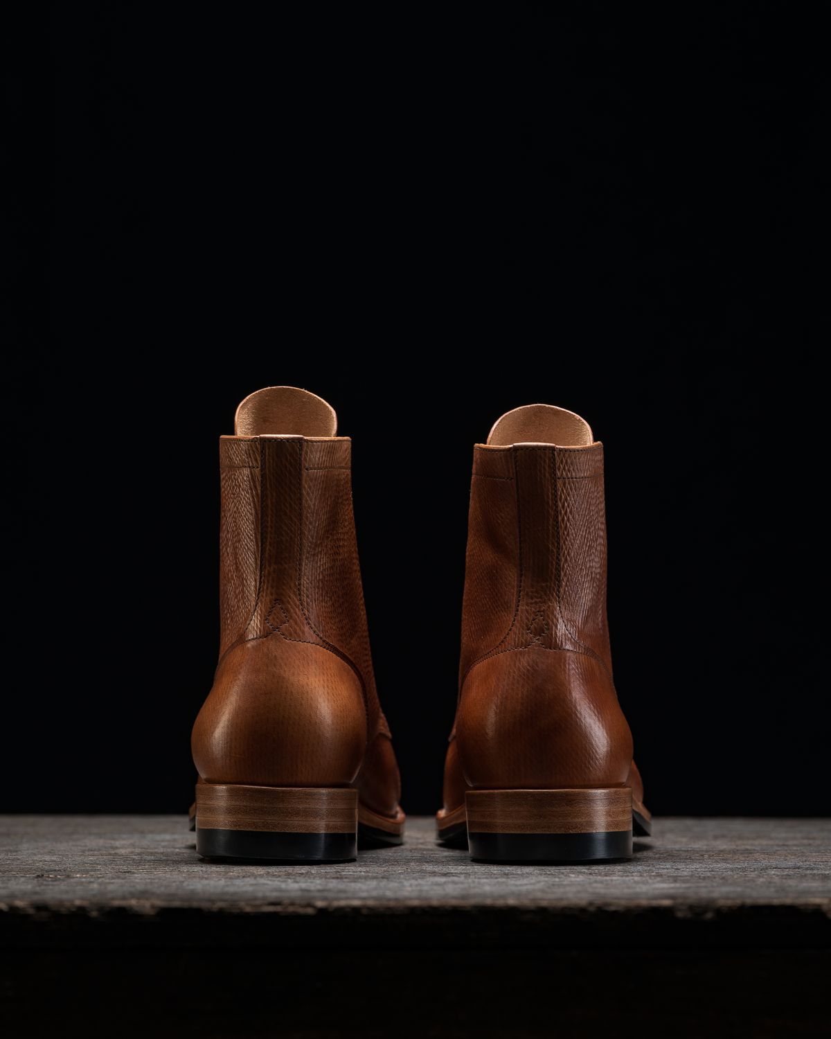 Photo by ahuebner on November 3, 2025 of the Skuce Shoes Villeray Boot in Shellcordovan Metta Catharina Natural Horsebutt.