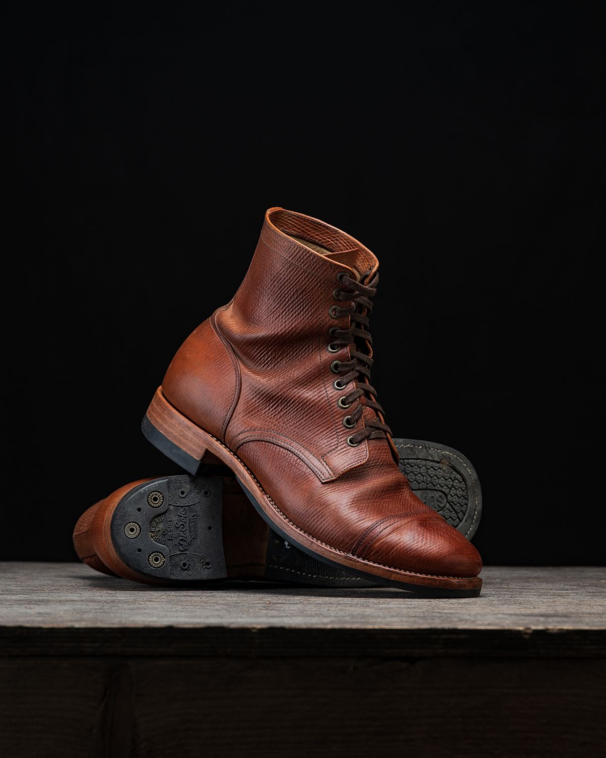 Photo by ahuebner on February 2, 2026 of the Skuce Shoes Villeray Boot in Shellcordovan Metta Catharina Natural Horsebutt.