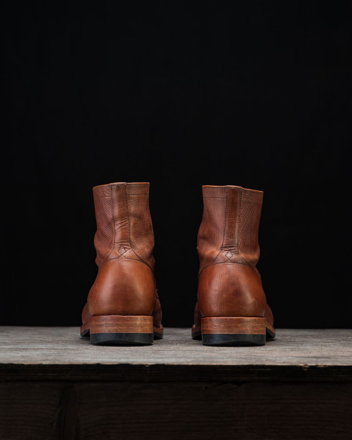 Photo by ahuebner on February 2, 2026 of the Skuce Shoes Villeray Boot in Shellcordovan Metta Catharina Natural Horsebutt.