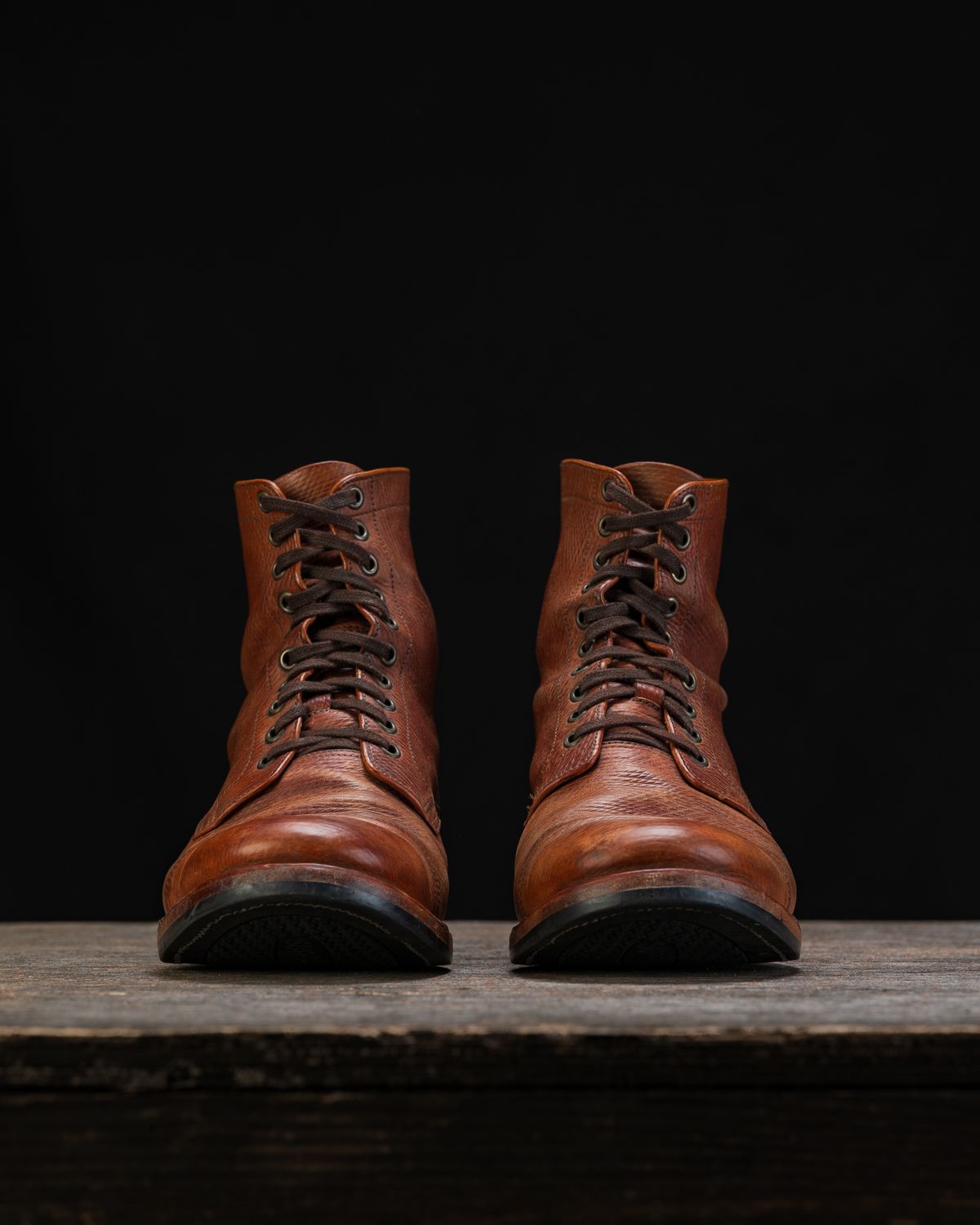 Photo by ahuebner on February 26, 2026 of the Skuce Shoes Villeray Boot in Shellcordovan Metta Catharina Natural Horsebutt.