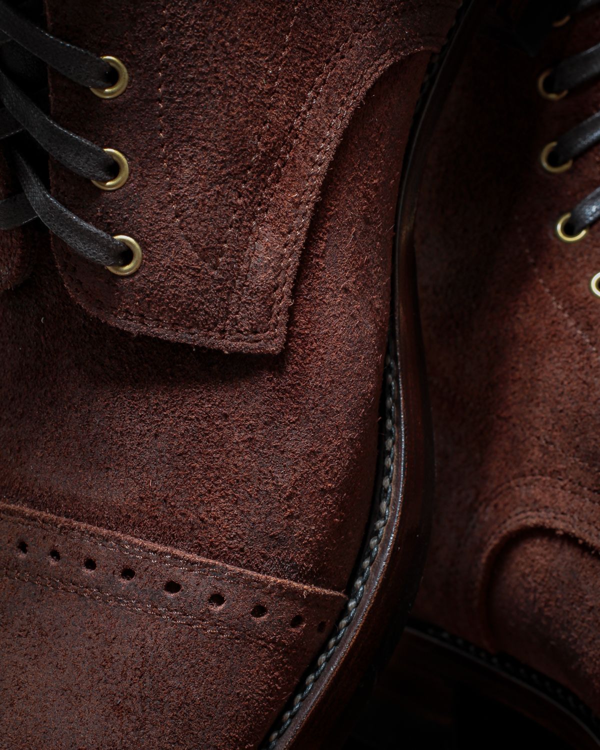Photo by ahuebner on October 5, 2024 of the WM1978 Garrison Boot in C.F. Stead Amber Brown Waxed Rappelo Calf Roughout.