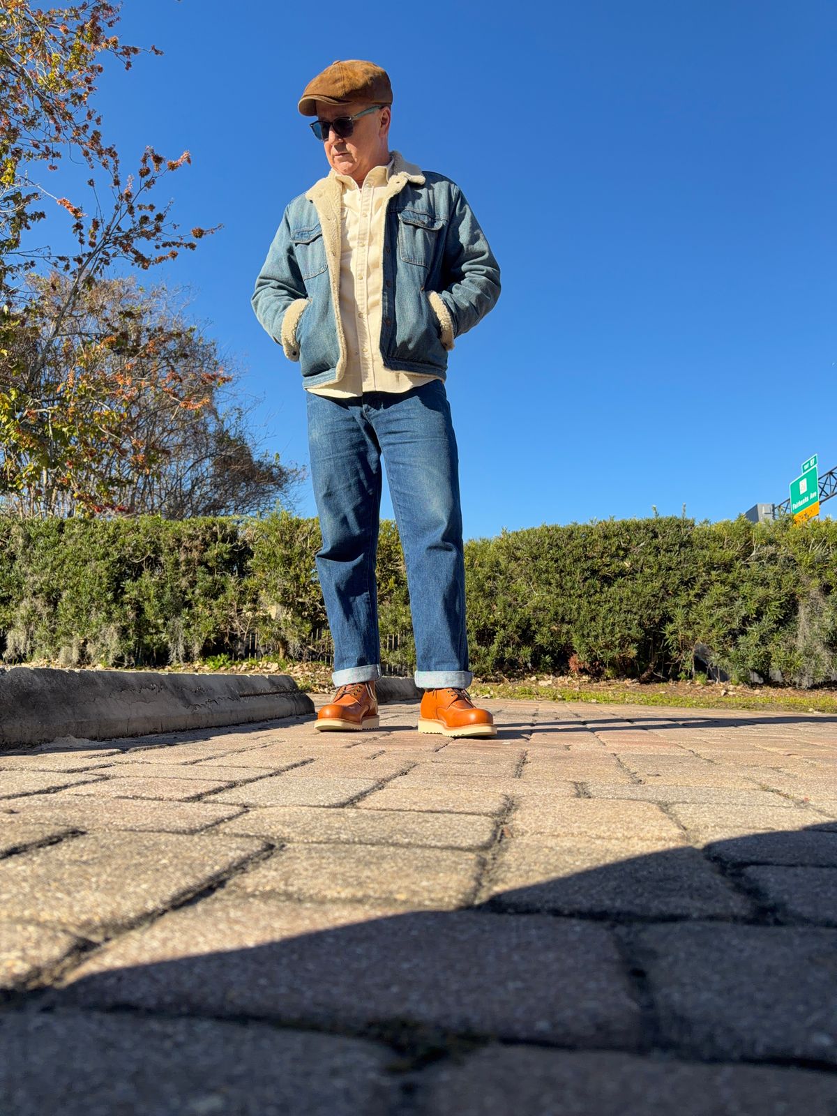 Photo by ComonomoC on January 20, 2026 of the Grant Stone Brass Boot in Badalassi Carlo Saddle Tan Minerva.