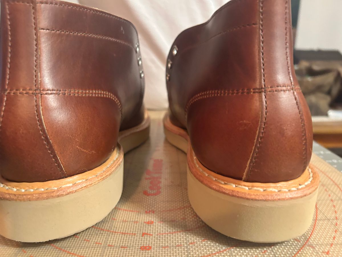 Photo by ComonomoC on January 15, 2025 of the White's Chukka 853 in Seidel British Tan Double Shot.