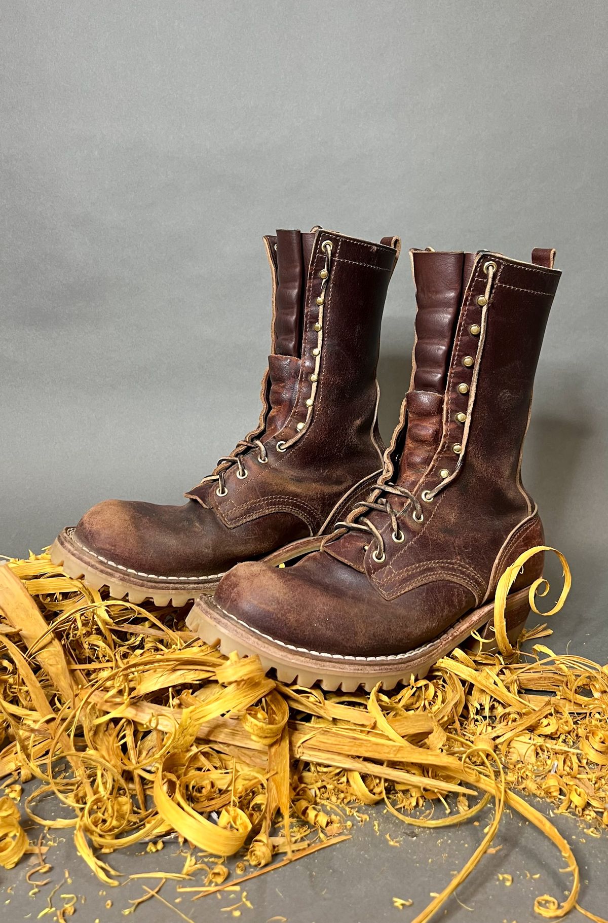 Photo by Bigcountrybonsai on March 6, 2024 of the Nicks MTO in Horween Tan Waxed Flesh.