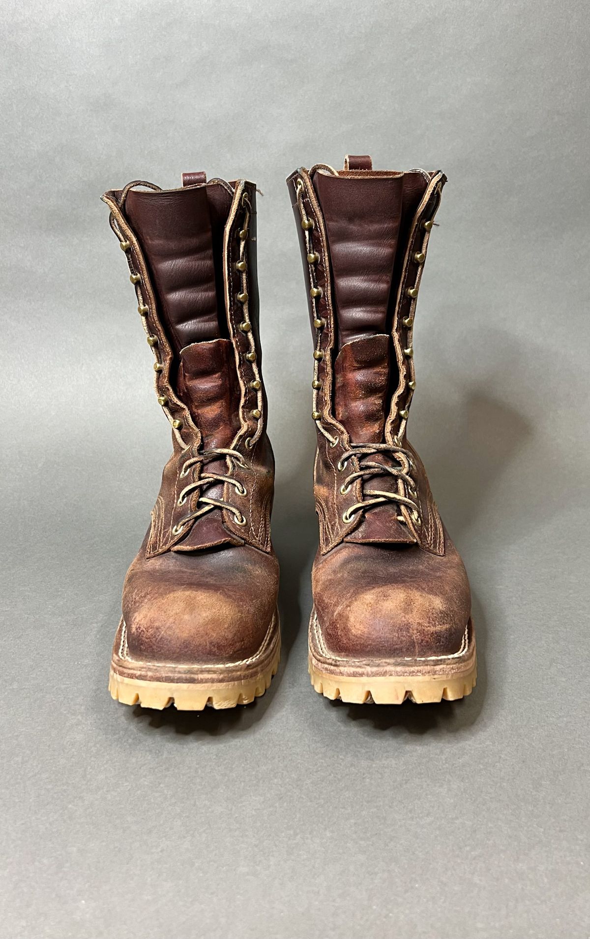 Photo by Bigcountrybonsai on March 6, 2024 of the Nicks MTO in Horween Tan Waxed Flesh.