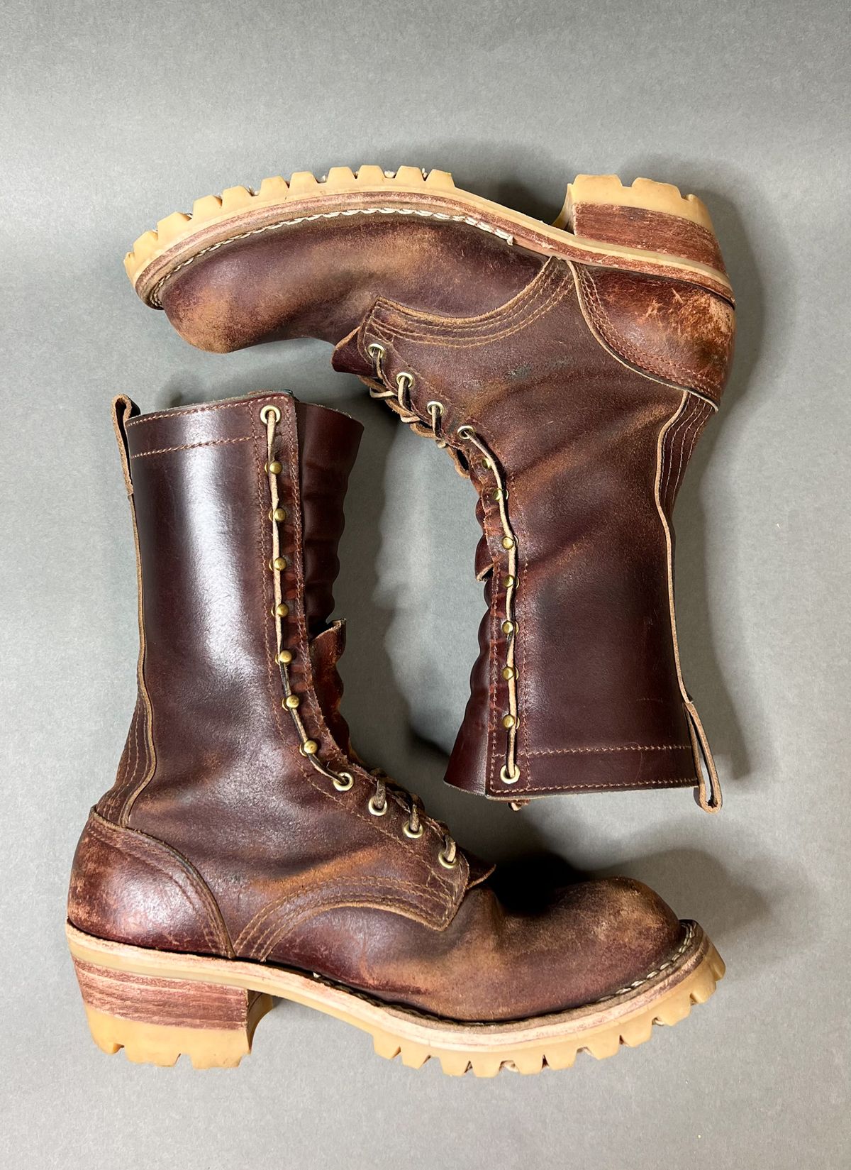 Photo by Bigcountrybonsai on March 6, 2024 of the Nicks MTO in Horween Tan Waxed Flesh.