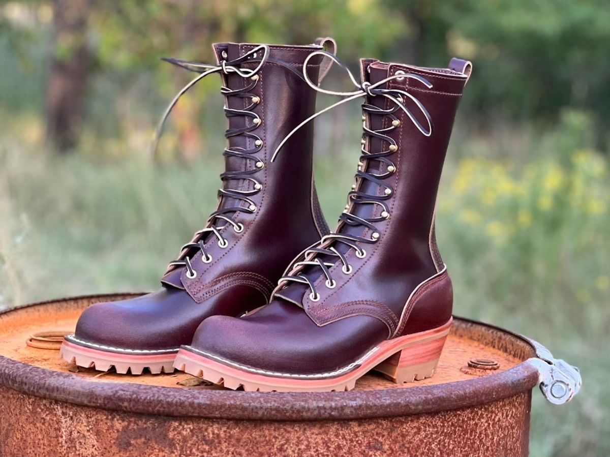 Photo by Bigcountrybonsai on September 29, 2023 of the Nicks MTO in Horween Tan Waxed Flesh.