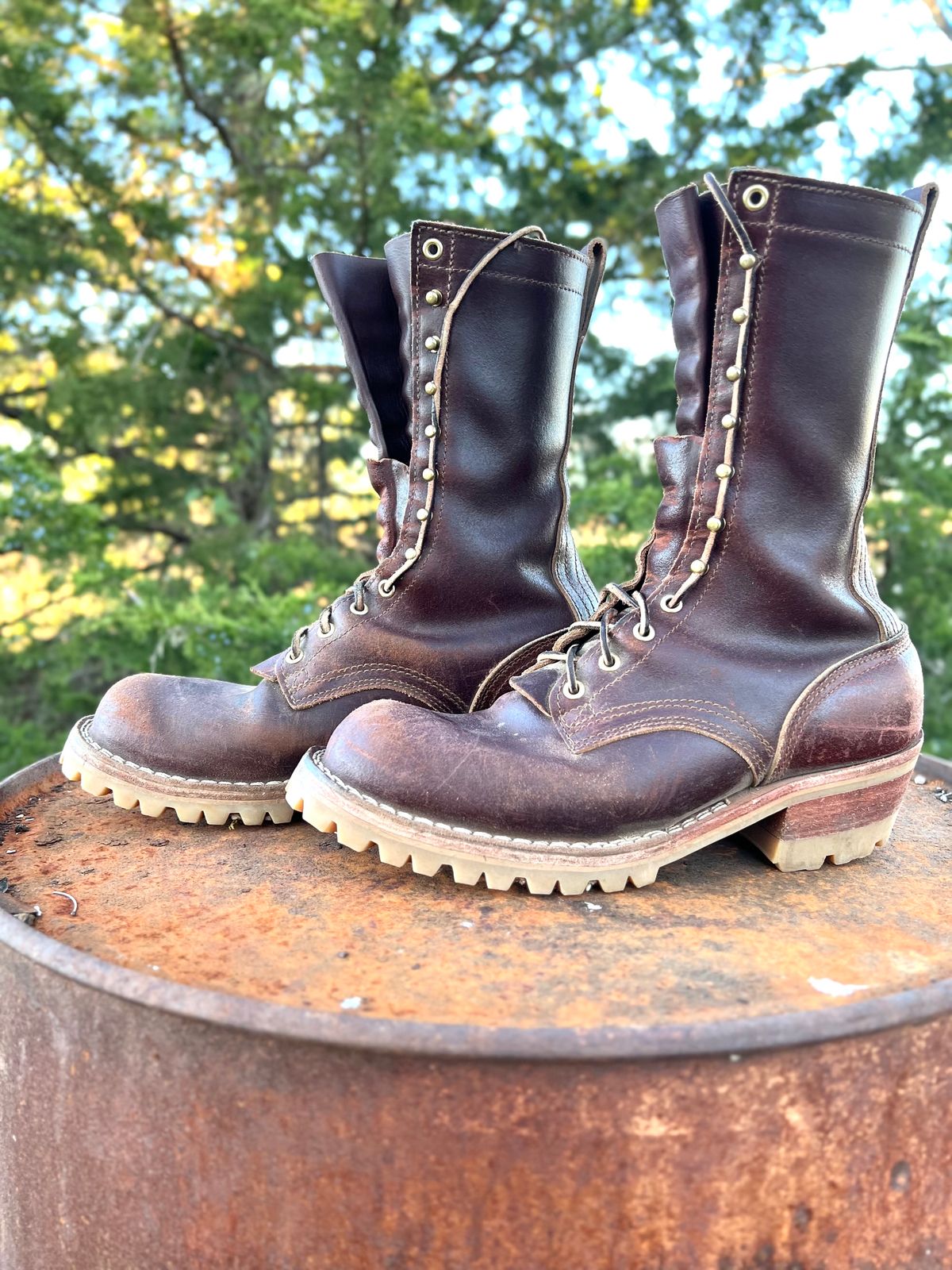 Photo by Bigcountrybonsai on December 6, 2023 of the Nicks MTO in Horween Tan Waxed Flesh.