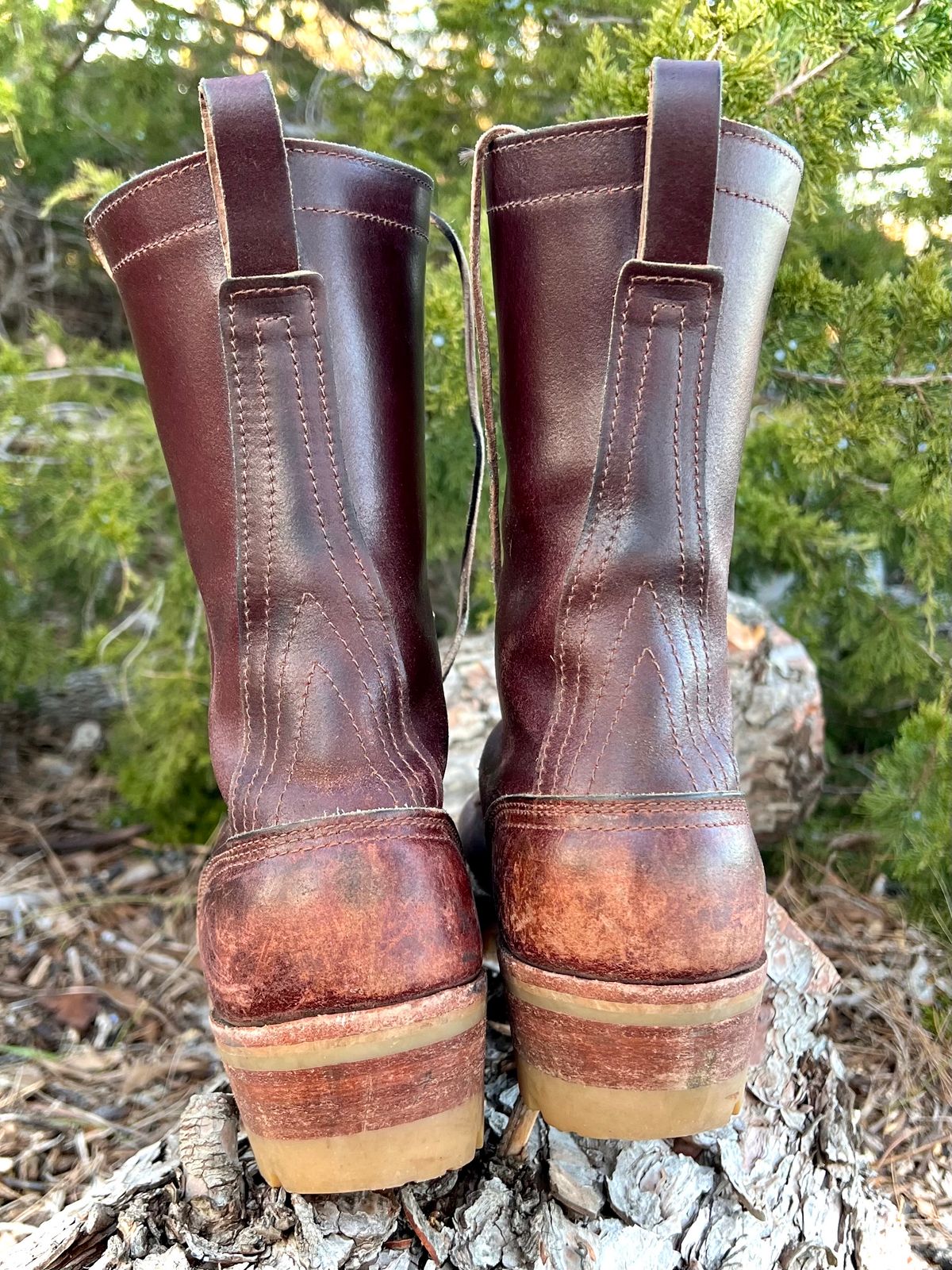 Photo by Bigcountrybonsai on January 6, 2024 of the Nicks MTO in Horween Tan Waxed Flesh.