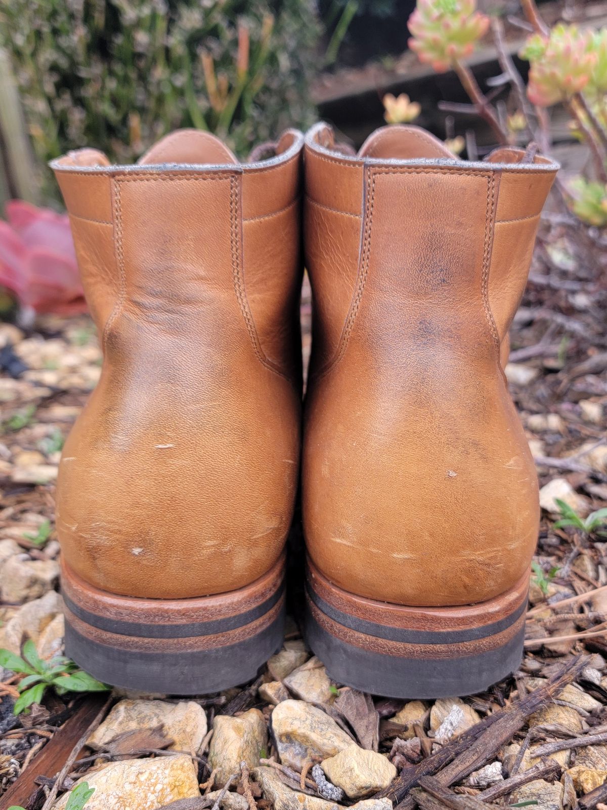 Photo by basboy on February 5, 2023 of the Viberg Service Boot in Horween Oak Chromepak.