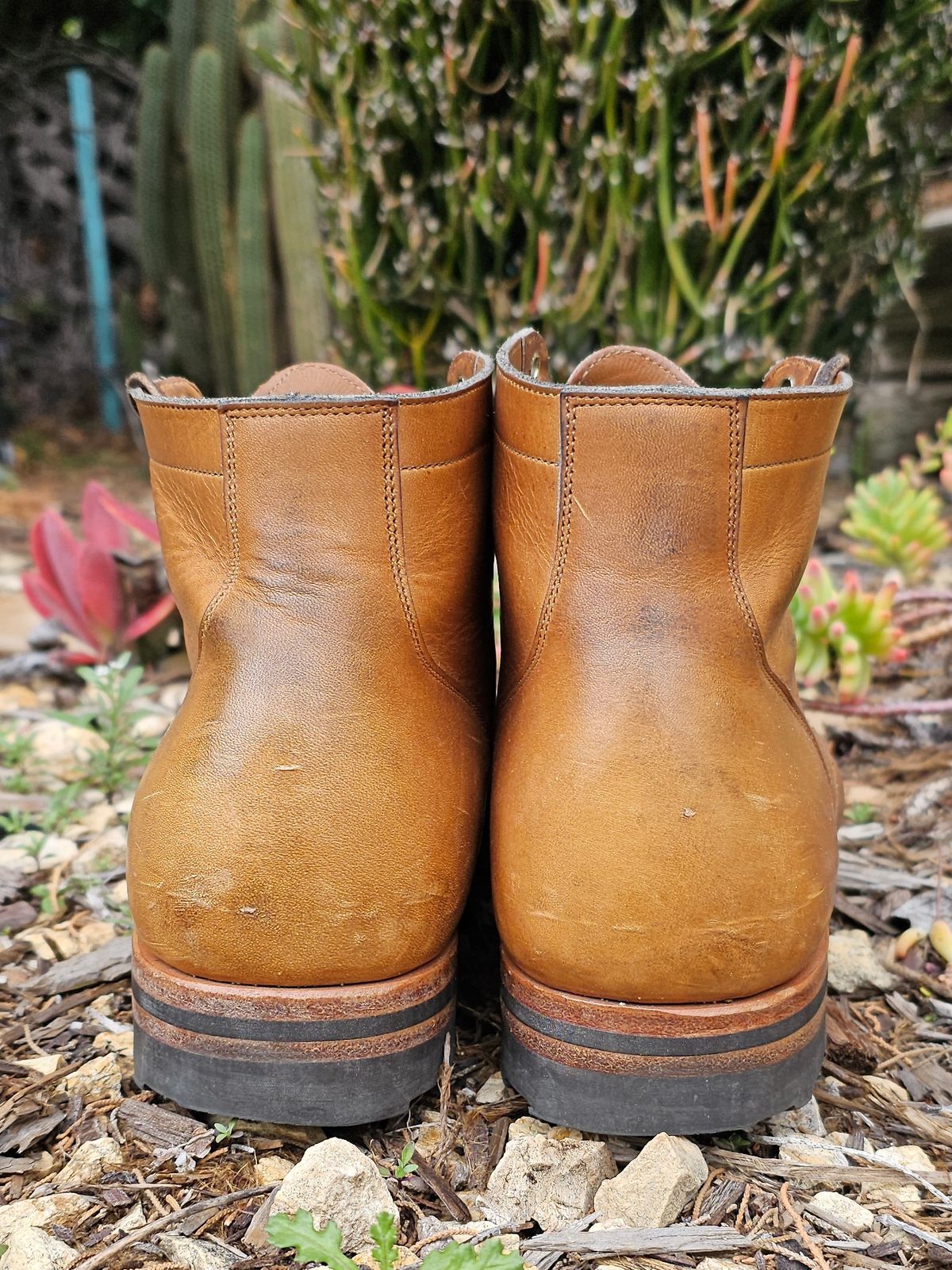 Photo by basboy on March 5, 2023 of the Viberg Service Boot in Horween Oak Chromepak.