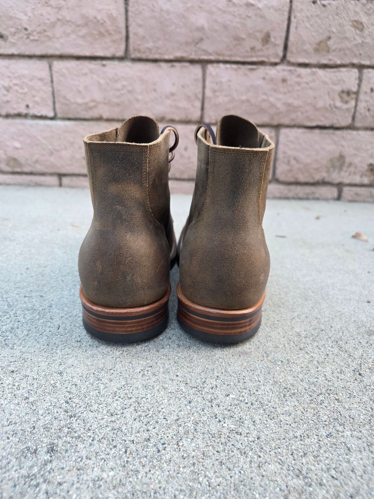 Photo by basboy on October 1, 2025 of the Viberg Service Boot in C.F. Stead Antique Waxy Commander.