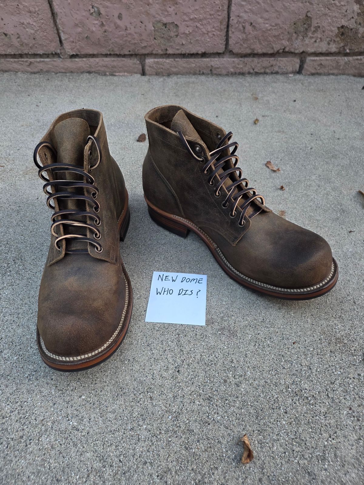 Photo by basboy on October 1, 2025 of the Viberg Service Boot in C.F. Stead Antique Waxy Commander.
