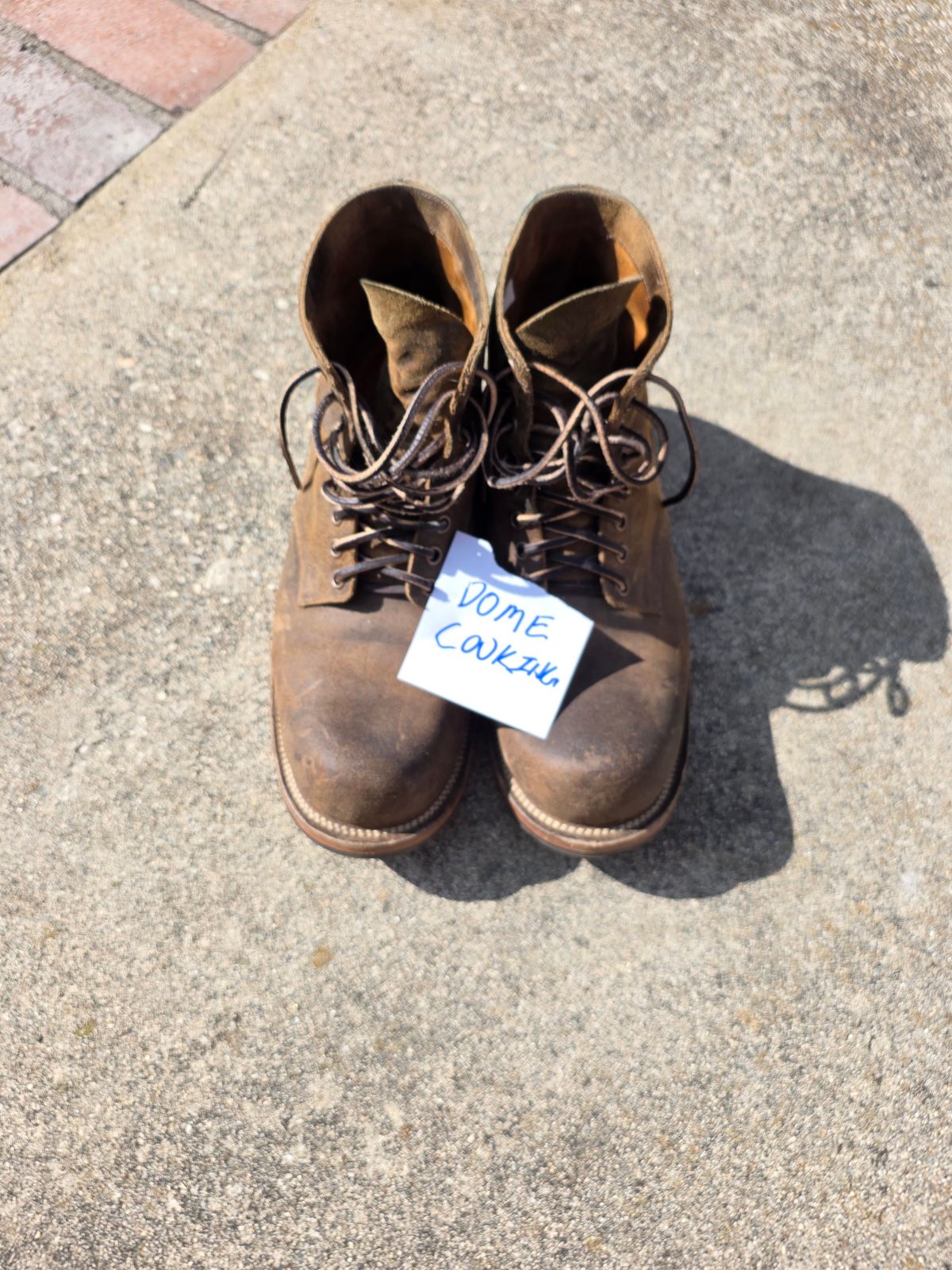 Photo by basboy on November 5, 2025 of the Viberg Service Boot in C.F. Stead Antique Waxy Commander.