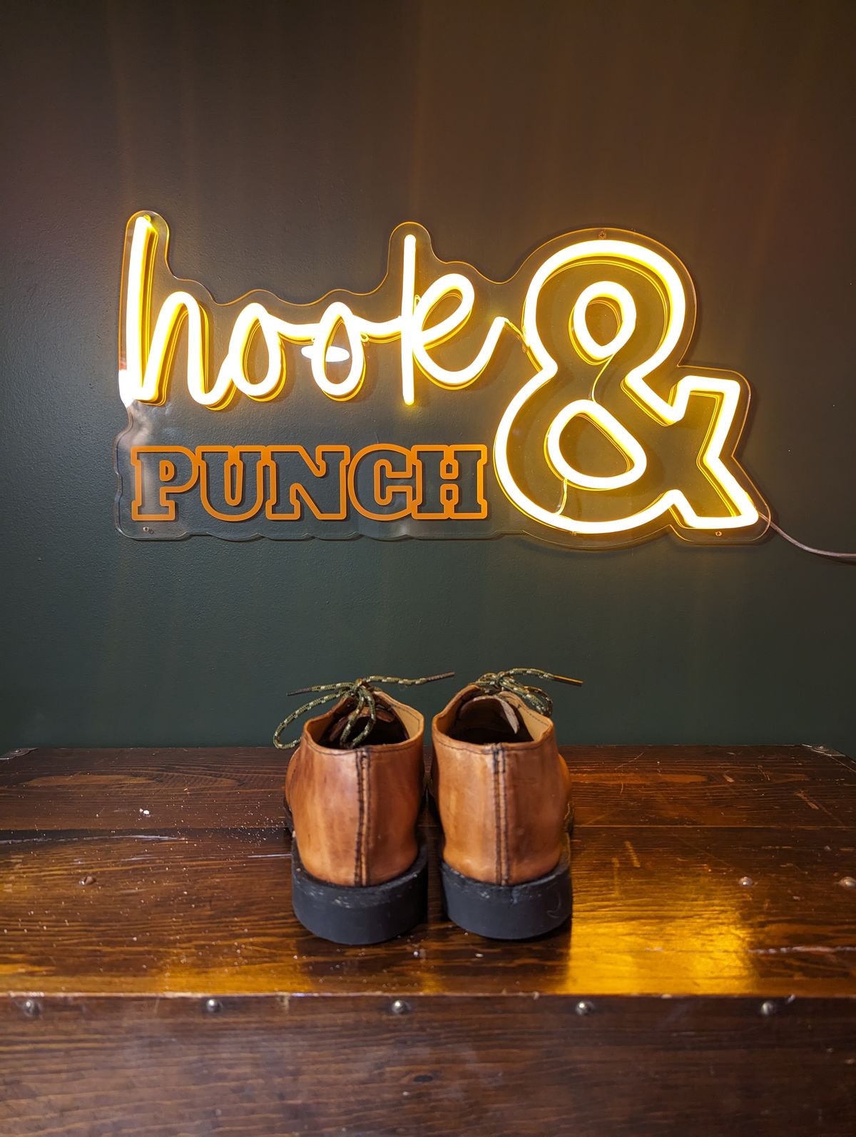 Photo by hooknpunch on October 3, 2023 of the Hook & Punch Derby Shoe in Conceria MPG Aragona English Tan.