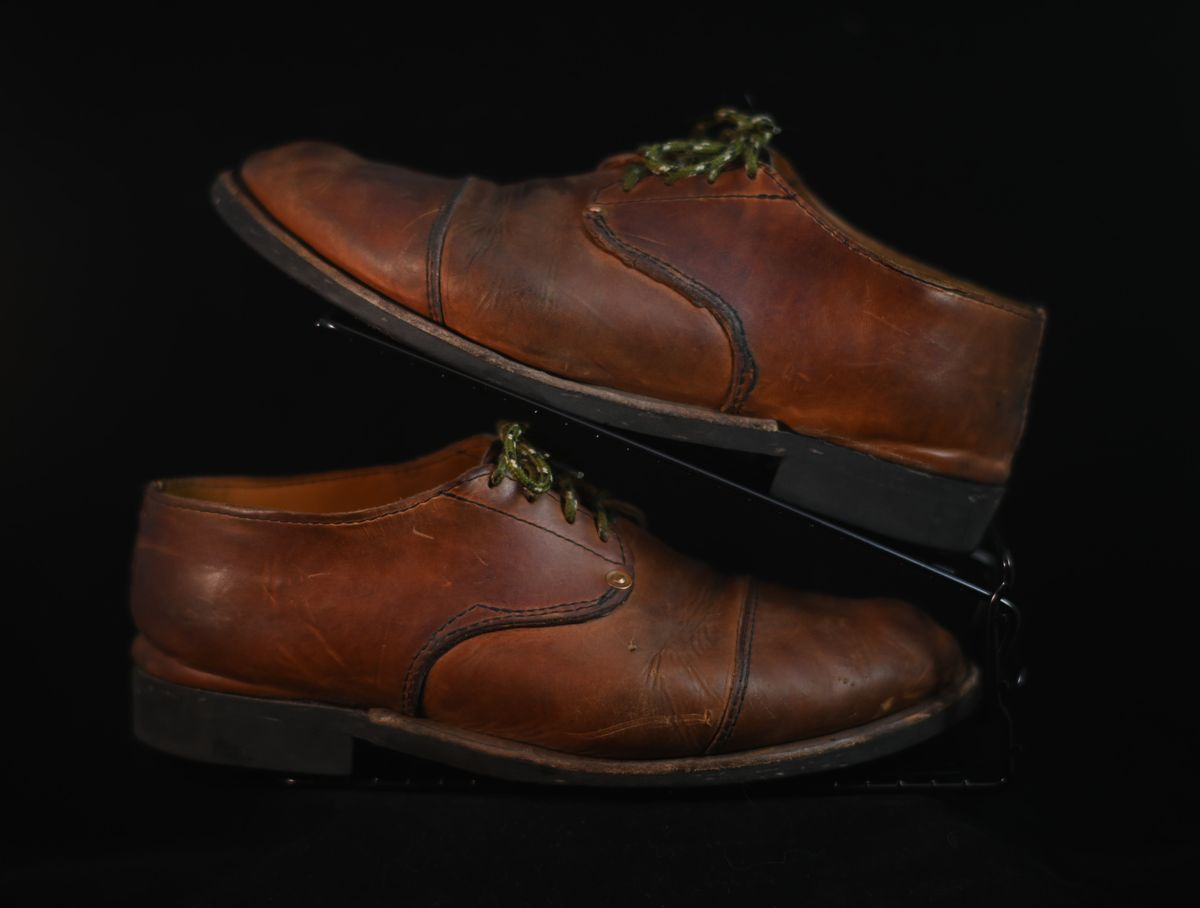 Photo by hooknpunch on March 2, 2024 of the Hook & Punch Derby Shoe in Conceria MPG Aragona English Tan.