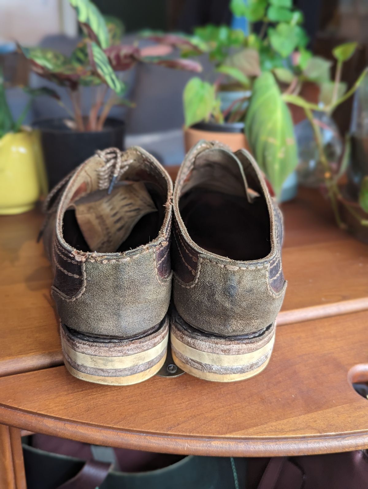 Photo by hooknpunch on April 1, 2023 of the Self-Made Derby Boot in Unlisted Leather.