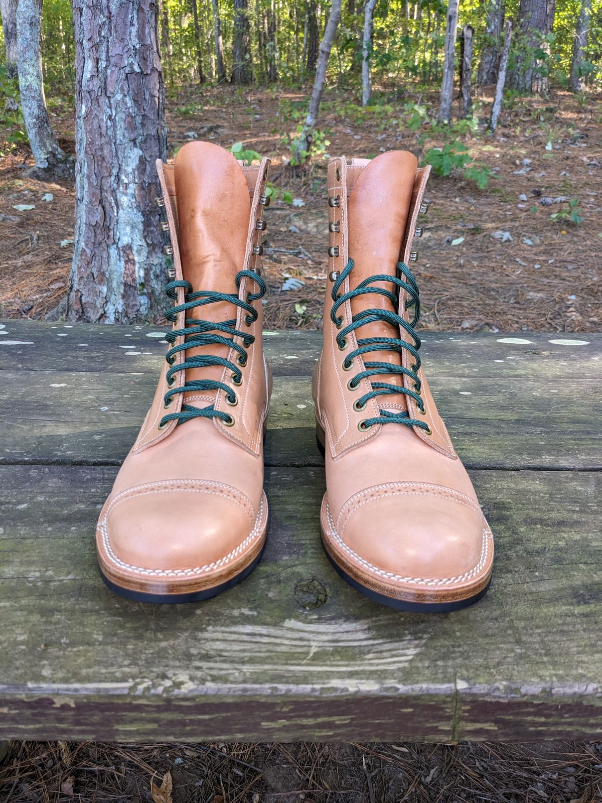 Photo by patina23 on October 9, 2023 of the Onderhoud SBC01 in Wickett & Craig Russet Traditional Harness.