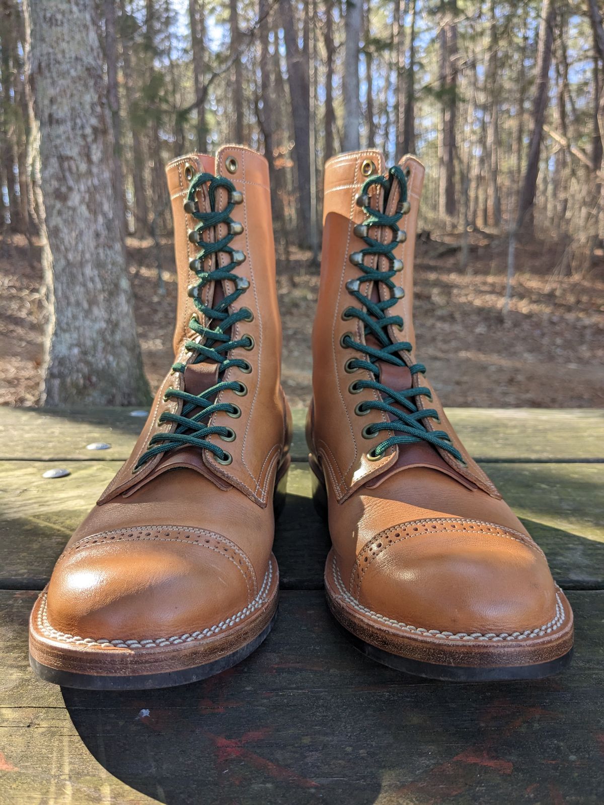 Photo by patina23 on February 6, 2024 of the Onderhoud SBC01 in Wickett & Craig Russet Traditional Harness.