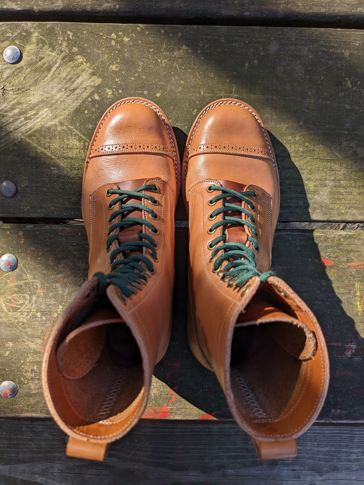 Photo by patina23 on February 6, 2024 of the Onderhoud SBC01 in Wickett & Craig Russet Traditional Harness.