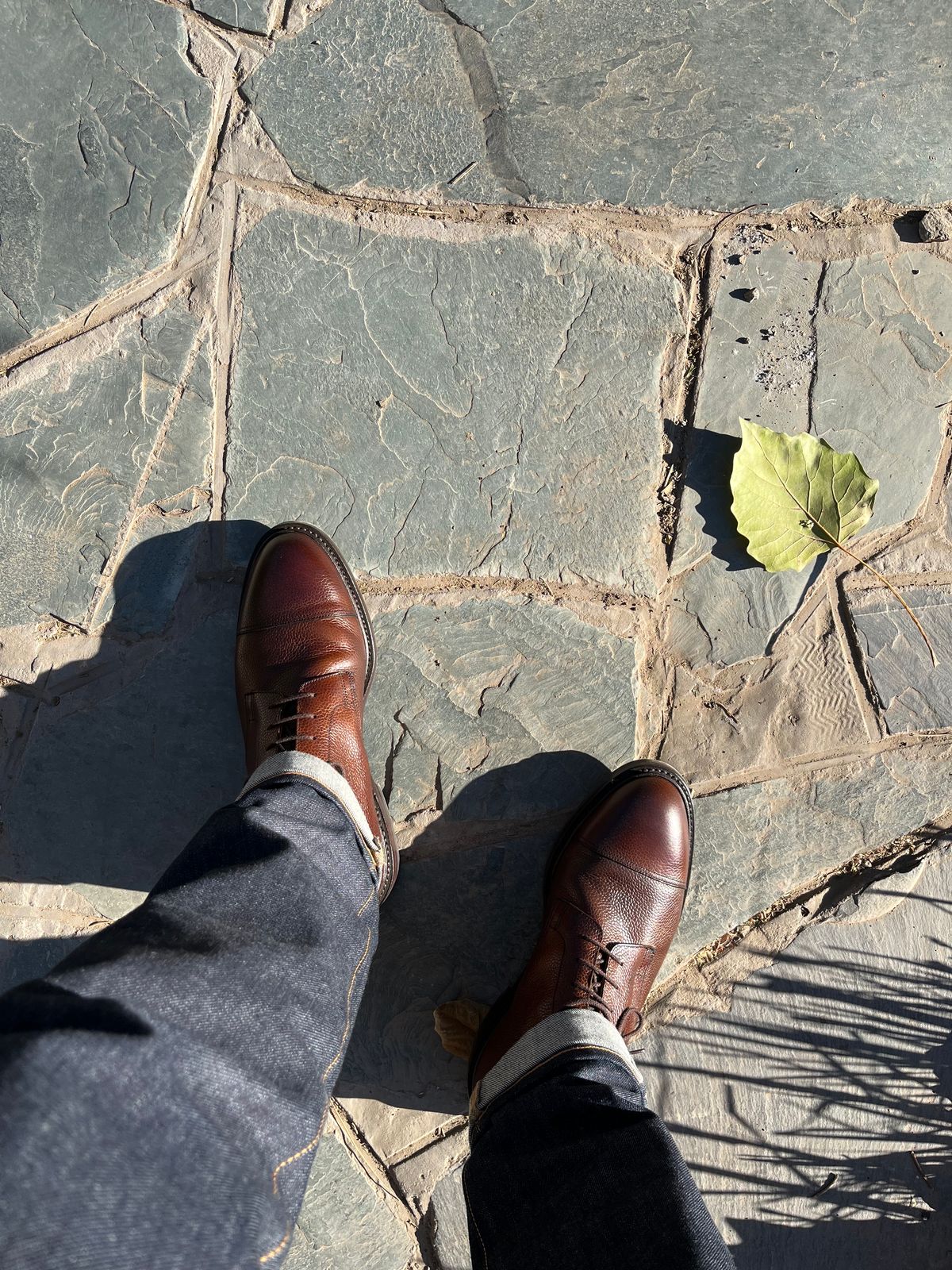 Photo by mr_spud on December 1, 2023 of the Crockett & Jones Coniston in Dark Brown Scotch Grain.