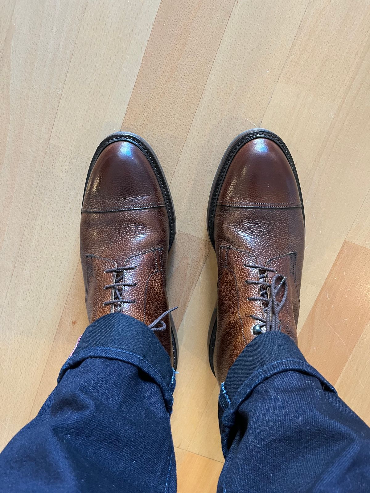 Photo by mr_spud on November 13, 2025 of the Crockett & Jones Coniston in Dark Brown Scotch Grain.