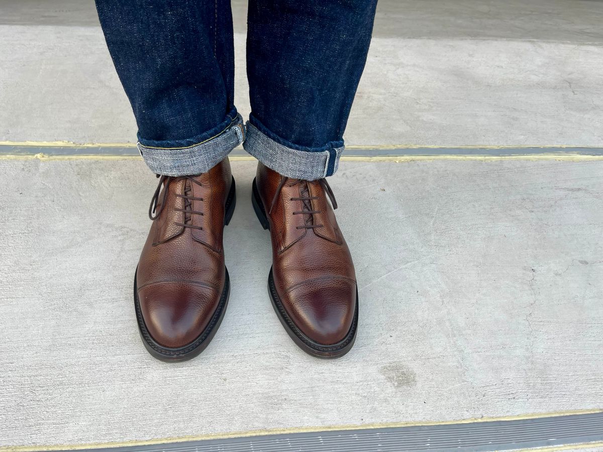 Photo by mr_spud on January 9, 2026 of the Crockett & Jones Coniston in Dark Brown Scotch Grain.