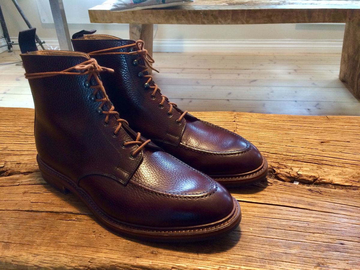 Photo by mr_spud on March 28, 2021 of the Crockett & Jones Galway 2 in Dark Brown Scotch Grain.