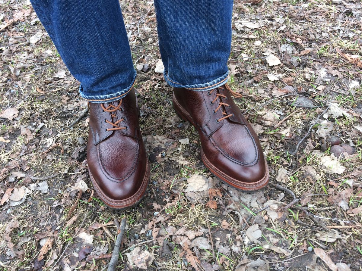 Photo by mr_spud on March 31, 2021 of the Crockett & Jones Galway 2 in Dark Brown Scotch Grain.