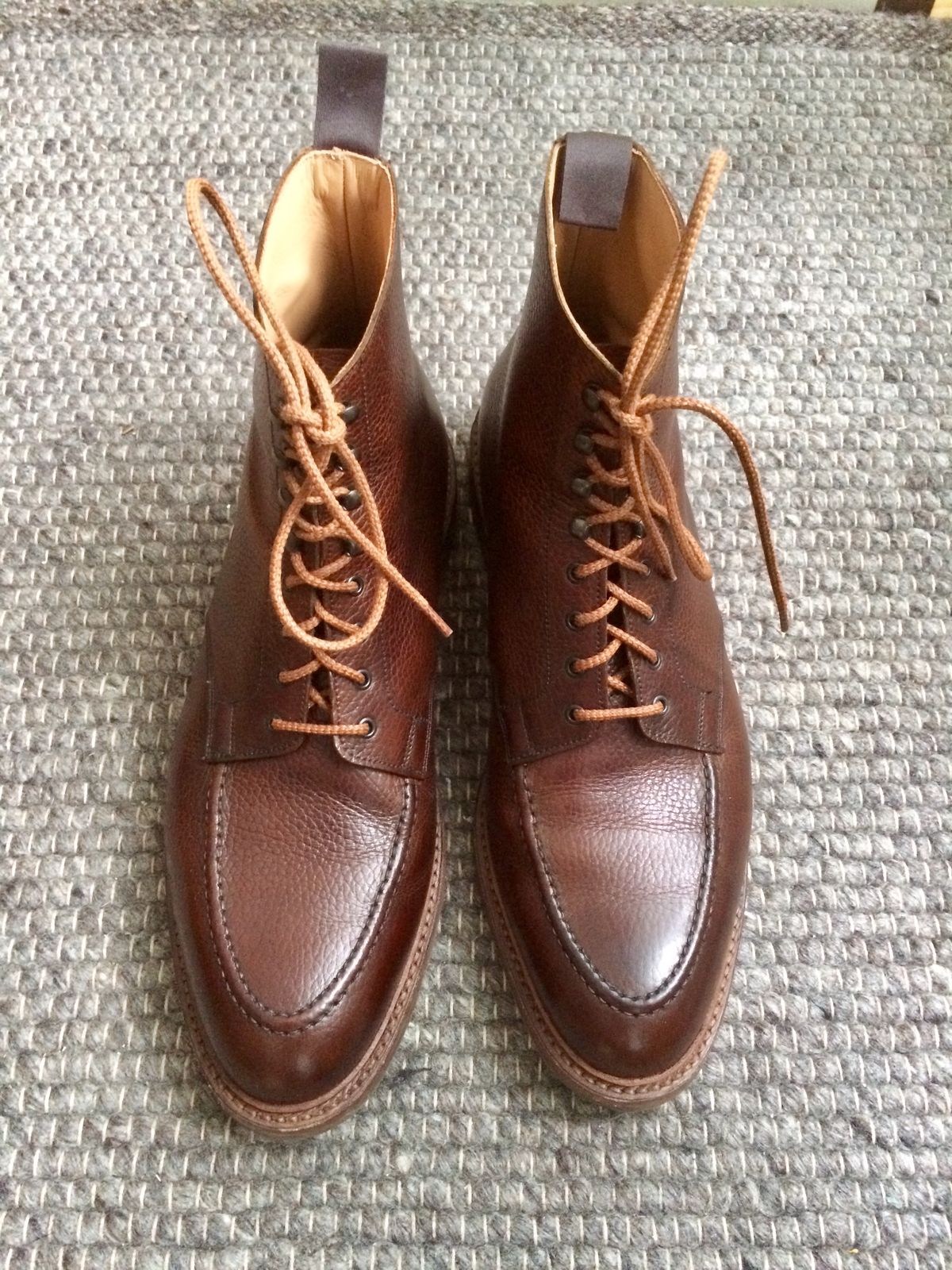 Photo by mr_spud on April 6, 2021 of the Crockett & Jones Galway 2 in Dark Brown Scotch Grain.