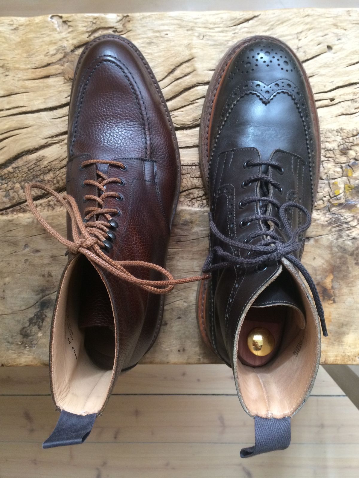 Photo by mr_spud on April 4, 2021 of the Crockett & Jones Galway 2 in Dark Brown Scotch Grain.