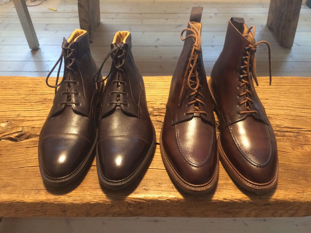 Photo by mr_spud on May 31, 2021 of the Crockett & Jones Galway 2 in Dark Brown Scotch Grain.