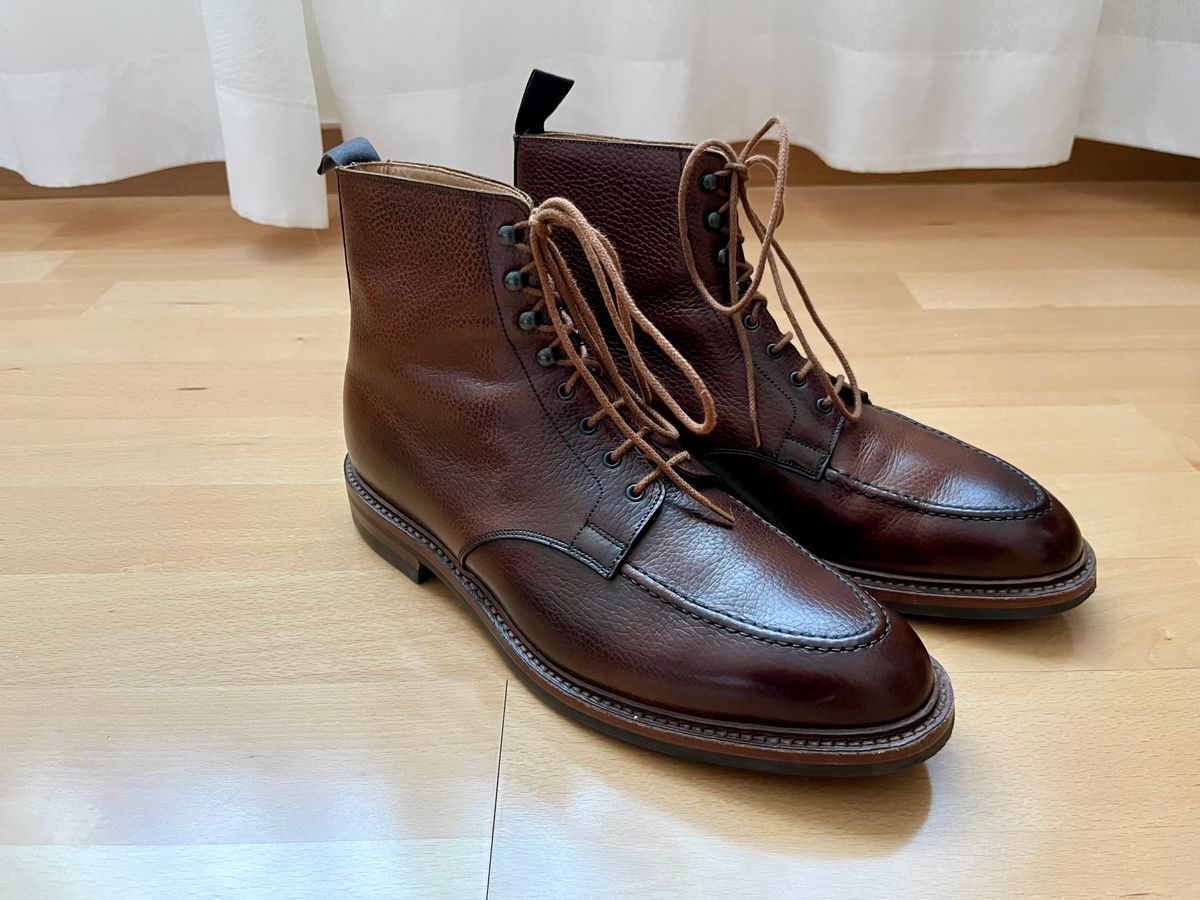 Photo by mr_spud on February 17, 2025 of the Crockett & Jones Galway 2 in Dark Brown Scotch Grain.
