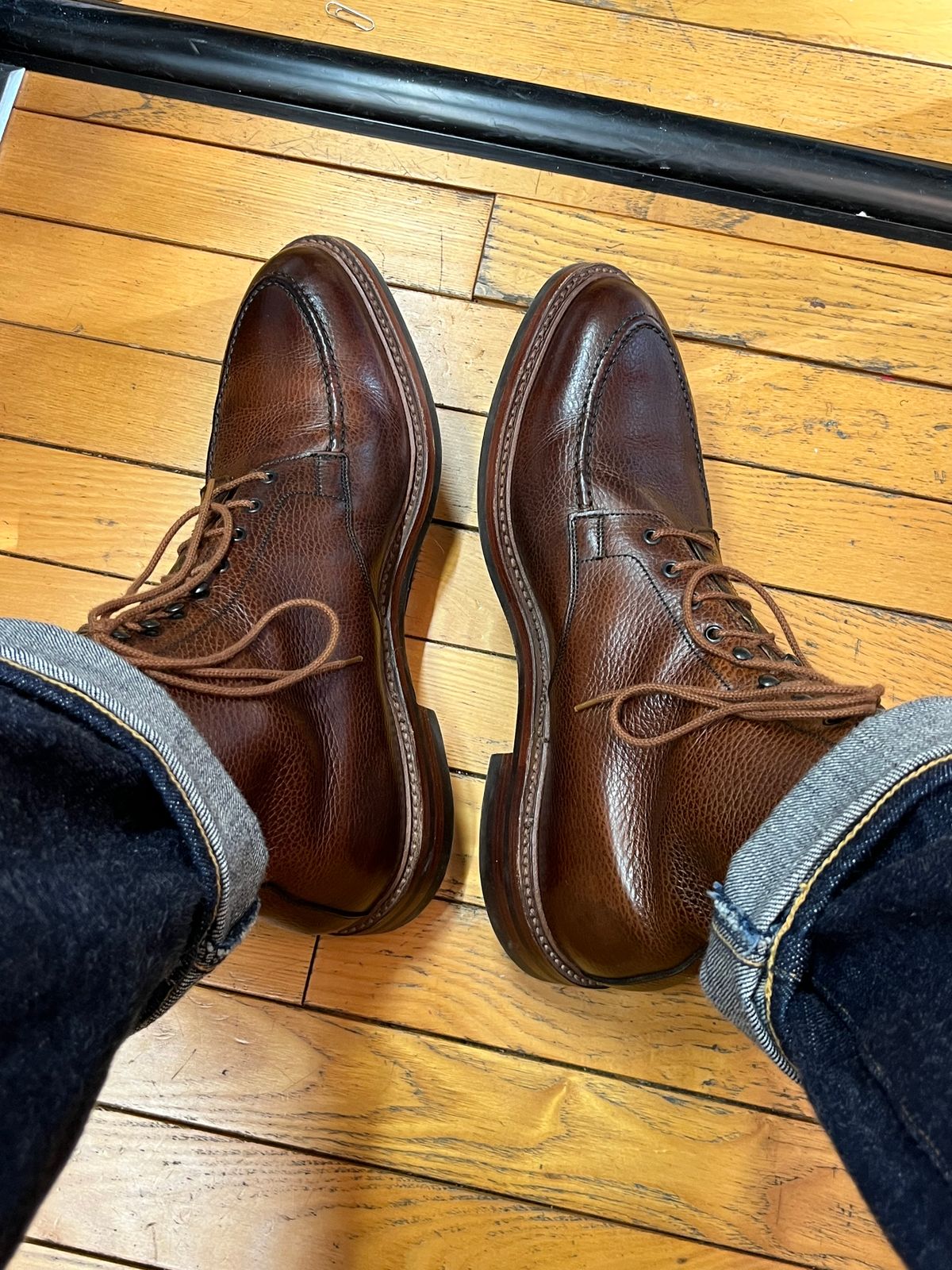 Photo by mr_spud on November 3, 2025 of the Crockett & Jones Galway 2 in Dark Brown Scotch Grain.