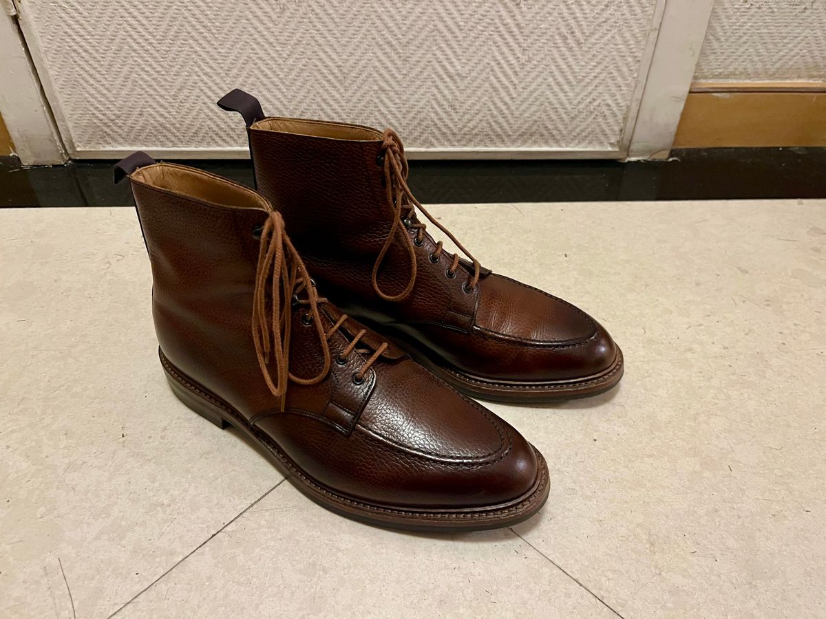 Photo by mr_spud on December 18, 2025 of the Crockett & Jones Galway 2 in Dark Brown Scotch Grain.