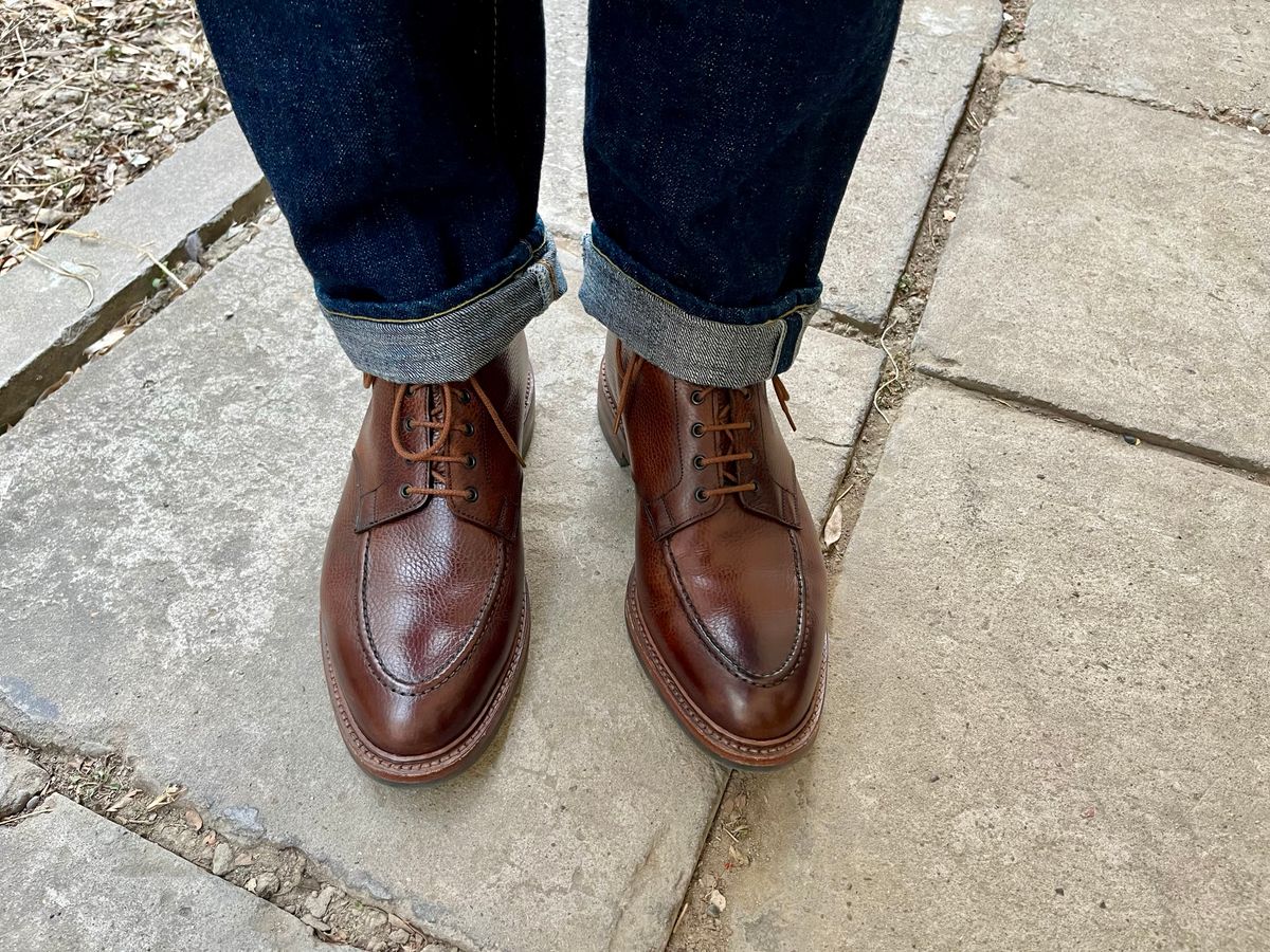 Photo by mr_spud on January 28, 2026 of the Crockett & Jones Galway 2 in Dark Brown Scotch Grain.