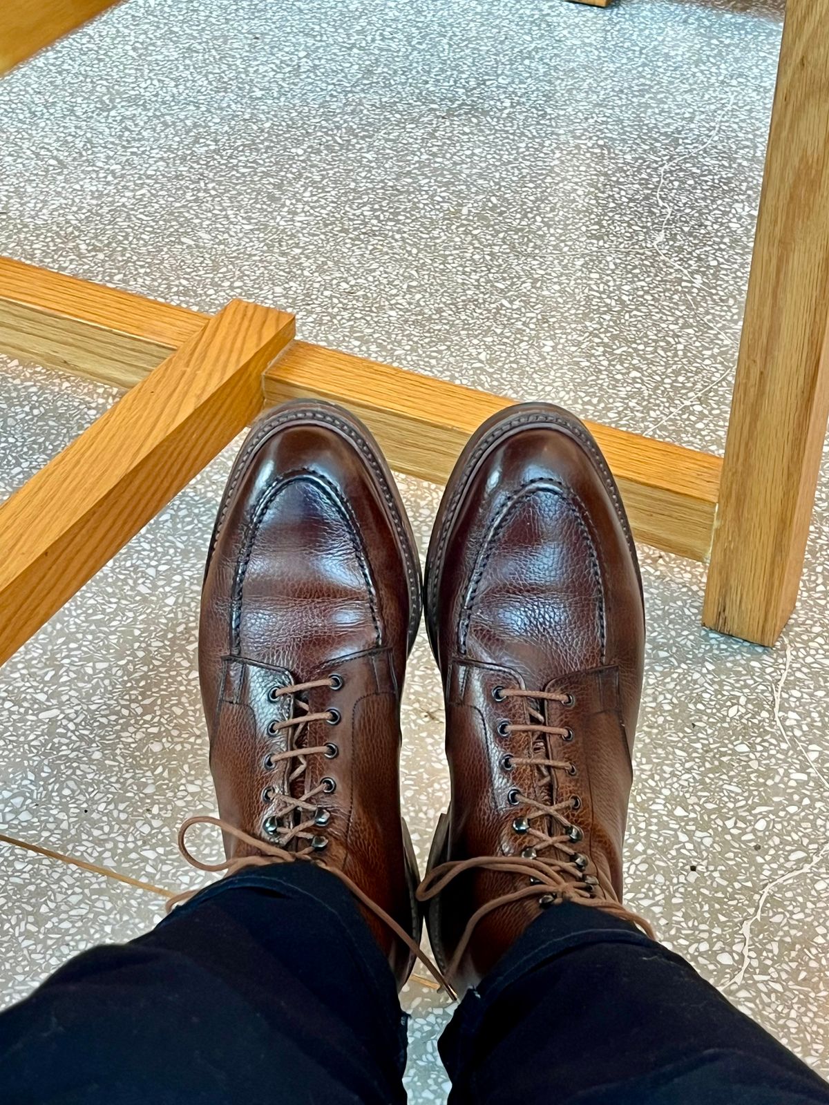 Photo by mr_spud on February 15, 2026 of the Crockett & Jones Galway 2 in Dark Brown Scotch Grain.