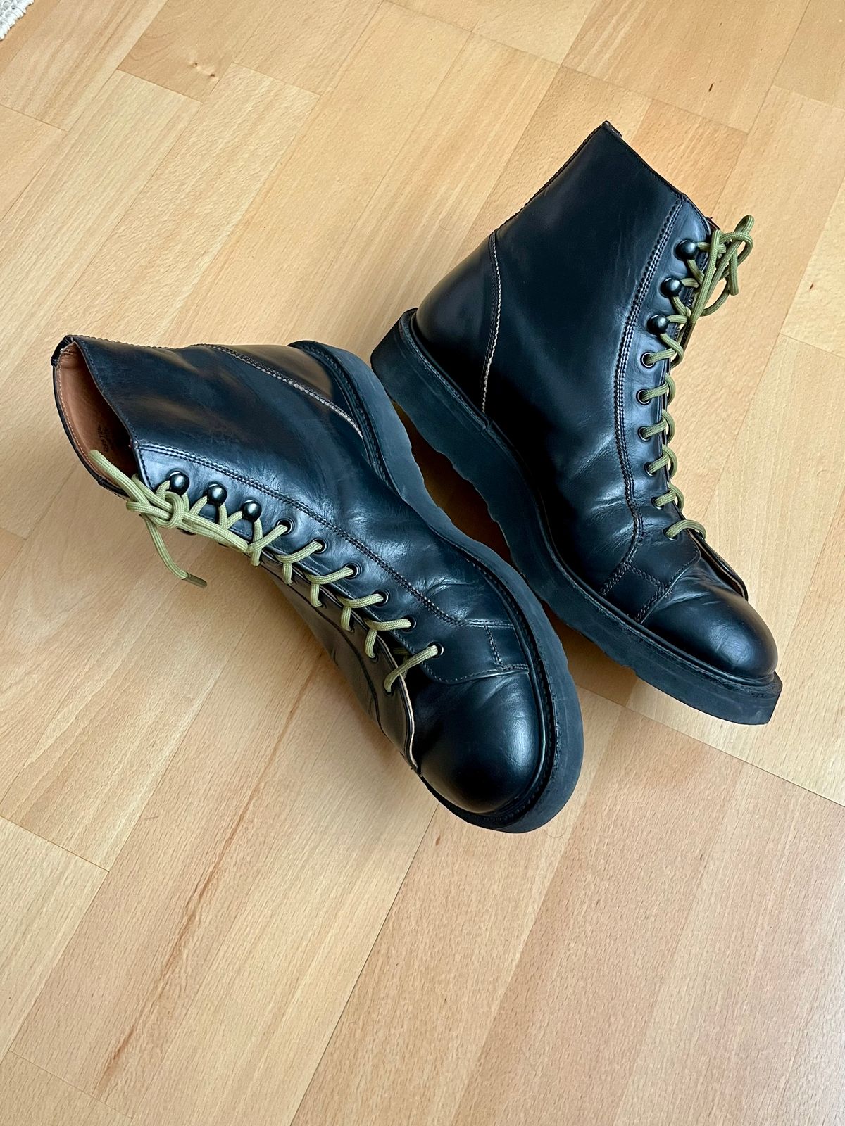 Photo by mr_spud on July 2, 2025 of the Tricker's Ethan Monkey Boot in Horween Black Chromexcel.