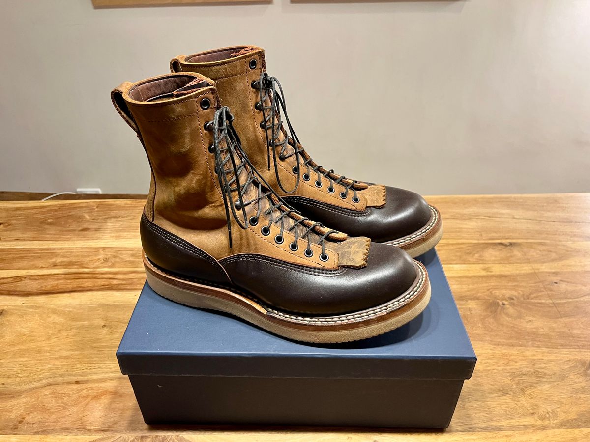 Photo by mr_spud on March 25, 2025 of the White's C350-CS in Seidel Brown Dress & Brown Distress.