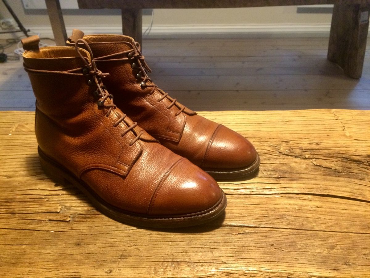 Photo by mr_spud on April 20, 2021 of the Crockett & Jones Coniston in Tan Scotch Grain.