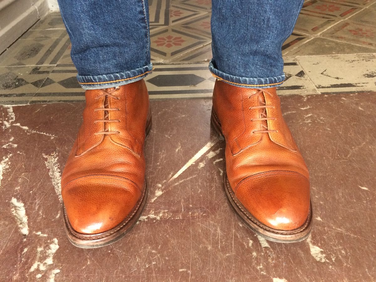 Photo by mr_spud on April 20, 2021 of the Crockett & Jones Coniston in Tan Scotch Grain.