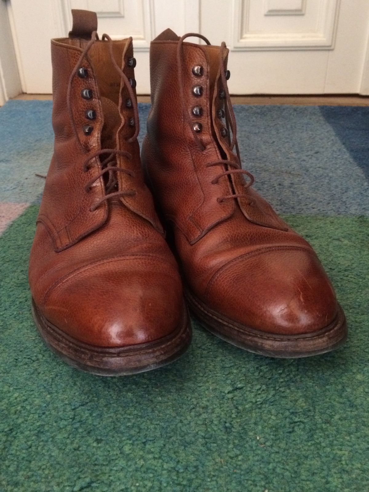 Photo by mr_spud on April 25, 2021 of the Crockett & Jones Coniston in Tan Scotch Grain.