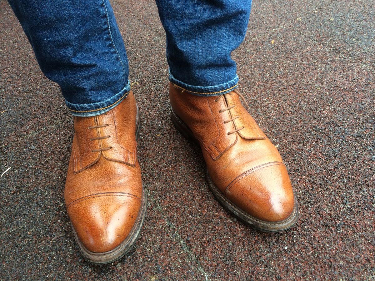 Photo by mr_spud on May 24, 2021 of the Crockett & Jones Coniston in Tan Scotch Grain.