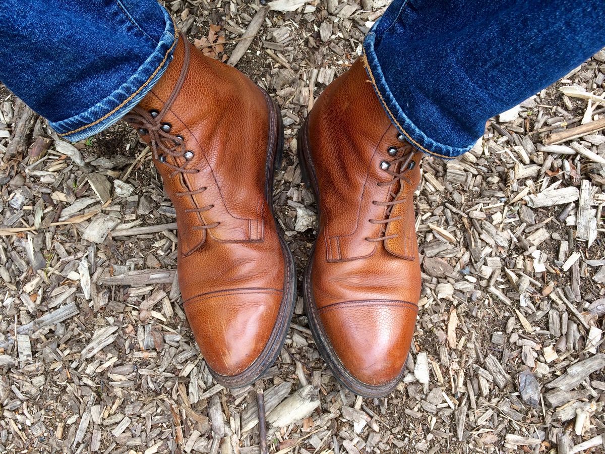 Photo by mr_spud on May 22, 2021 of the Crockett & Jones Coniston in Tan Scotch Grain.