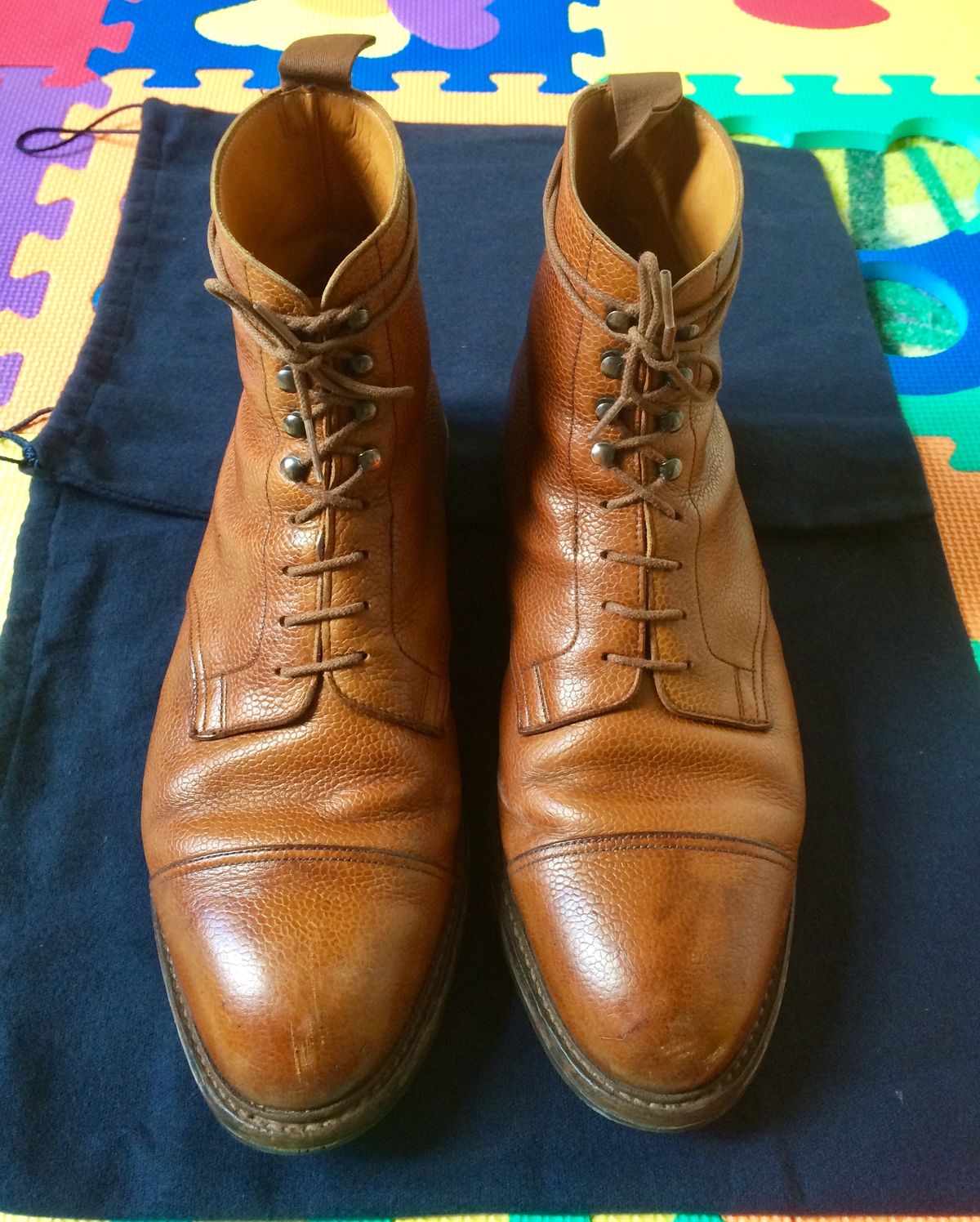 Photo by mr_spud on May 27, 2021 of the Crockett & Jones Coniston in Tan Scotch Grain.