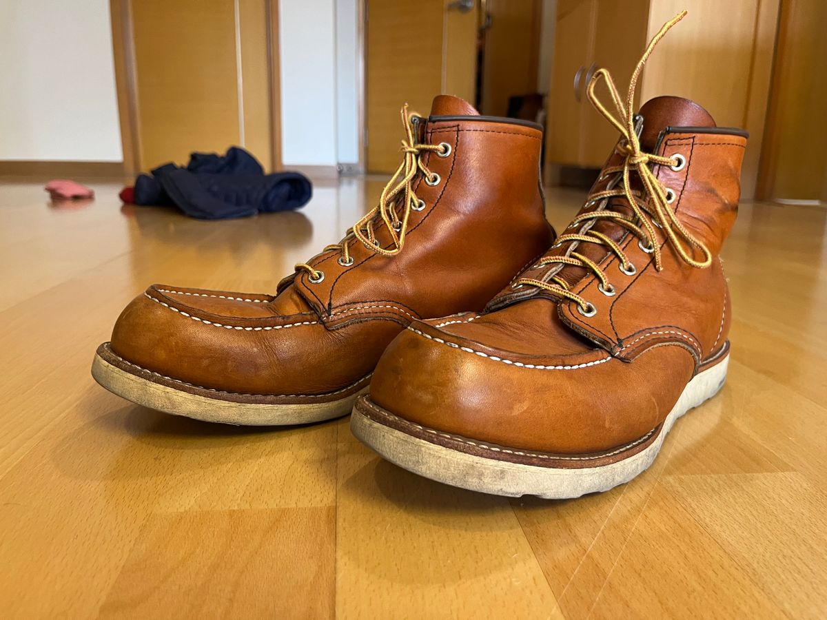 Photo by mr_spud on January 1, 2025 of the Red Wing 6-Inch Classic Moc in S.B. Foot Oro Legacy.